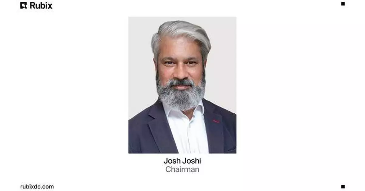 Rubix Data Centers Appoints Josh Joshi as Chairman
