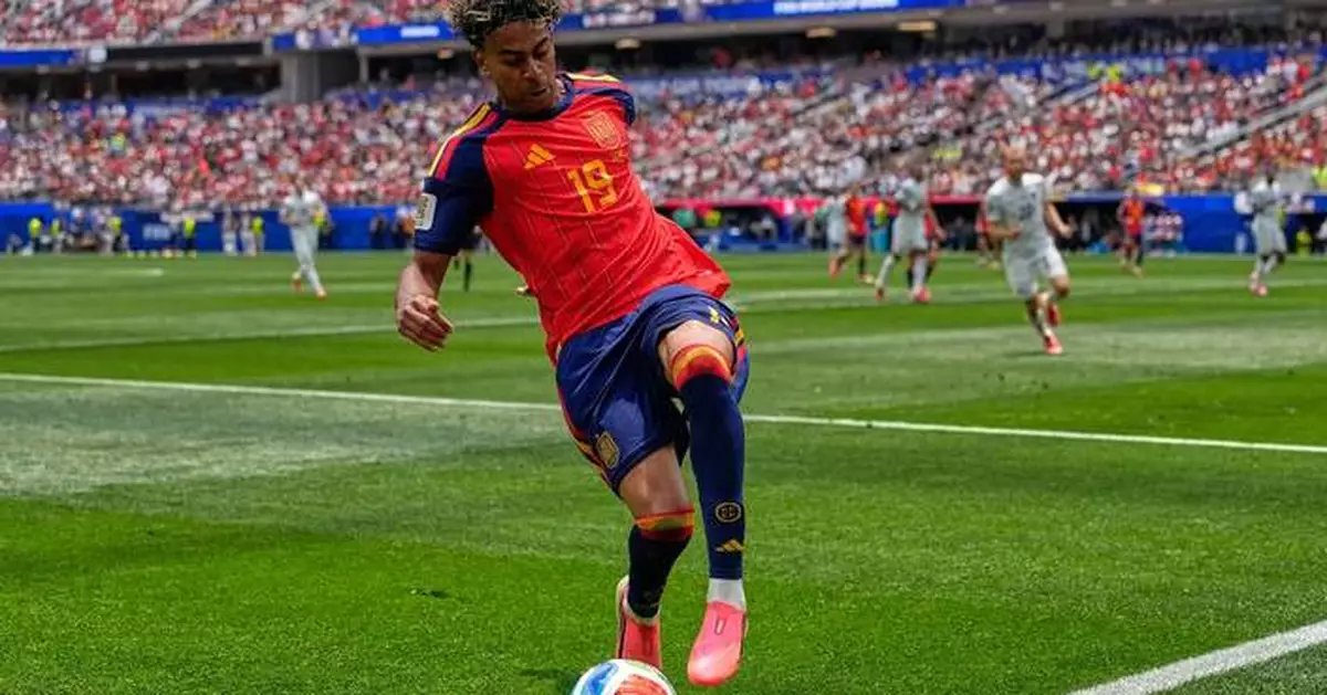 Lamine Yamal without a goal, yet Spain's young superstar is attacking threat in a 3-0 knockout win