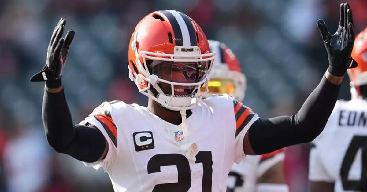 Browns' Ward becomes NFL's highest-paid DB with 2-year, $62.2 million extension, AP source says