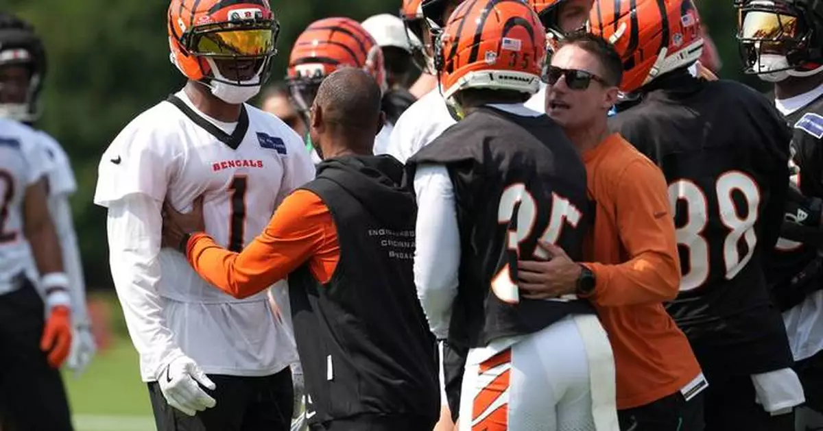Burrow embraces Bengals’ training camp urgency as tempers flare during 1st practice