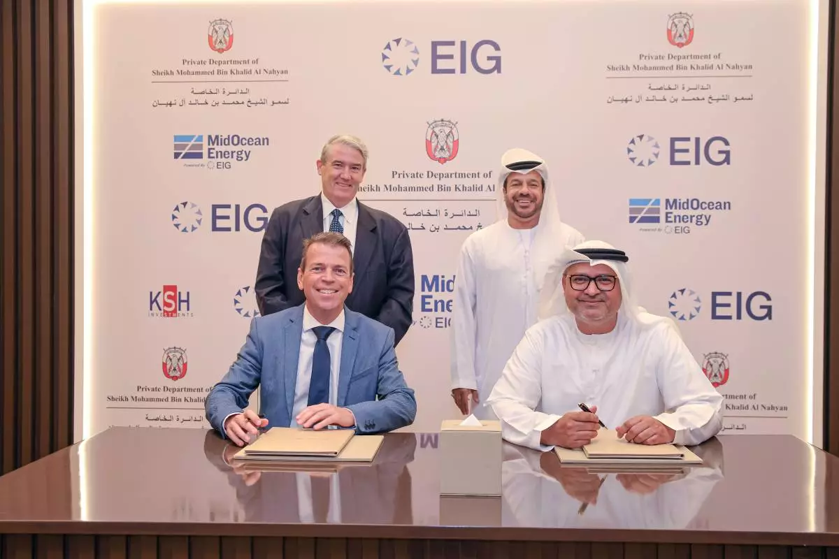 Private Department of Sheikh Mohammed bin Khalid Al Nahyan Invests in MidOcean Energy and Forms Strategic Partnership with EIG