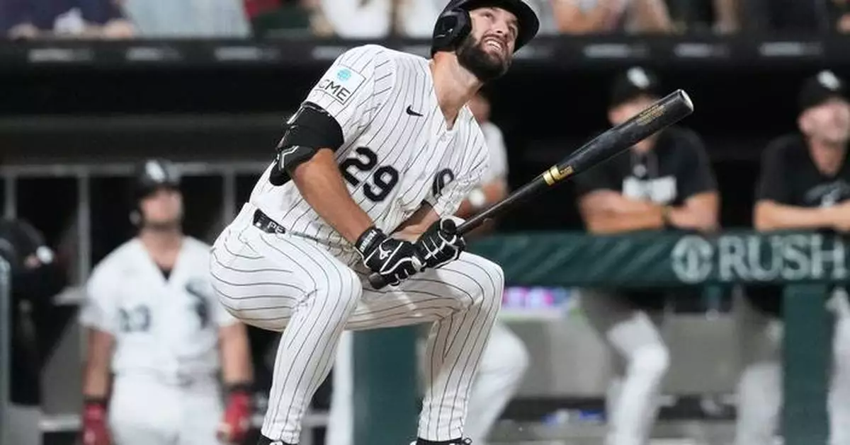 White Sox rookie Tristan Peters hits for the cycle, first for franchise in nearly 9 years