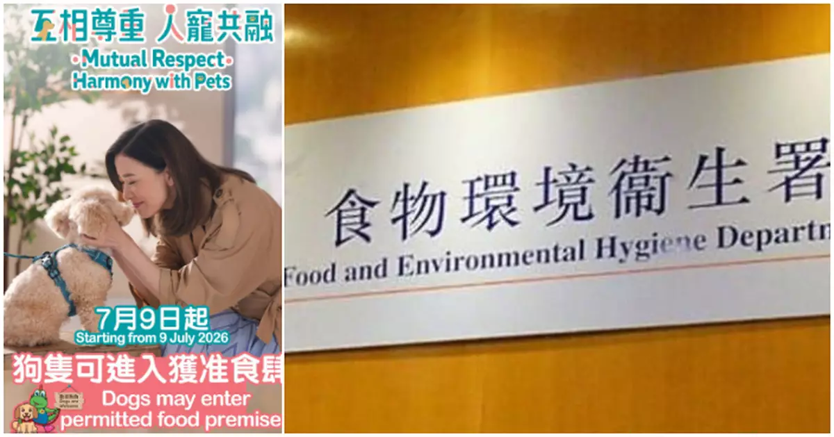 Dog-Friendly Dining Rules Take Effect in Hong Kong as FEHD Confirms over 940 Premises Approved