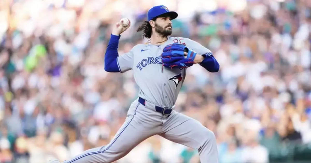 Dylan Cease strikes out 9 in 7 innings as Blue Jays blank Mariners 2-0 in ALCS rematch
