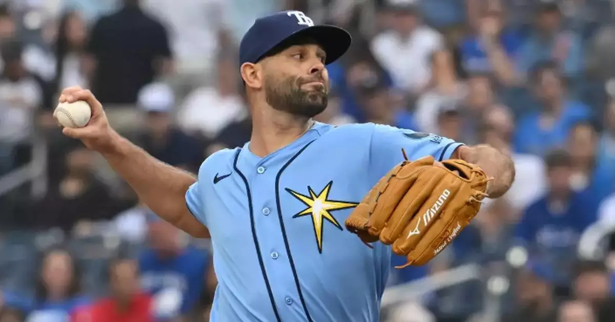 Rays hit 3 solo homers, Nick Martinez pitches 6 innings for win as Rays beat Blue Jays 7-1