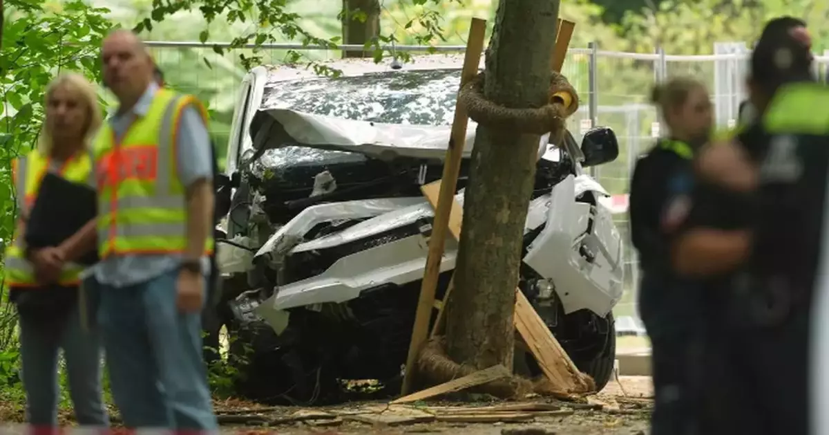 Photos show the aftermath of a van-ramming attack near Berlin's Pride Festival