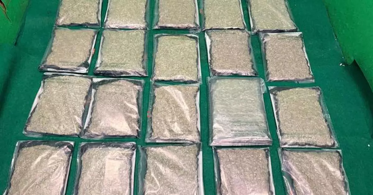 Hong Kong Customs Seizes 10kg of Cannabis Buds in Airport Drug Trafficking Case.