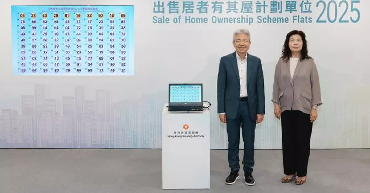Hong Kong Housing Authority Holds Ballot Drawings for HOS, GSH, and WSM 2025 Home Ownership Schemes
