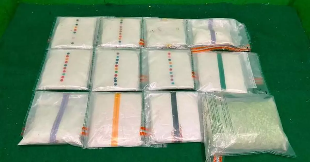 Hong Kong Customs Seize About 28kg of Suspected Ketamine, 4kg Suspected MDMA at Airport; Two British Women Arrested