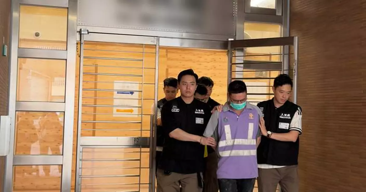 Immigration Department Arrests Illegal Workers and Employers in Anti-Illegal Employment Operation Contribute in Tung Chung.