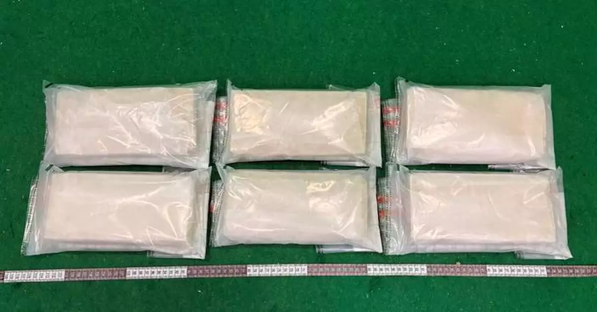 Hong Kong Customs Seizes 19.4kg of Drugs, Arrests Three Men at Airport