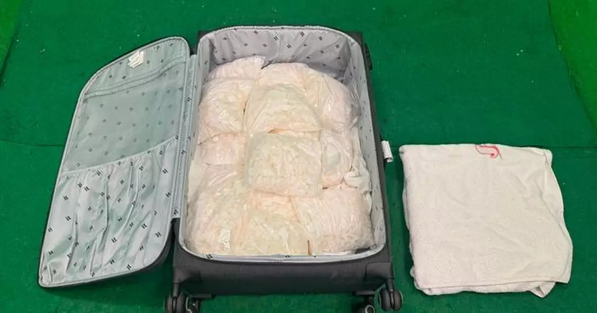 Hong Kong Customs Seizes 36kg of Drugs, Arrests Three at Airport