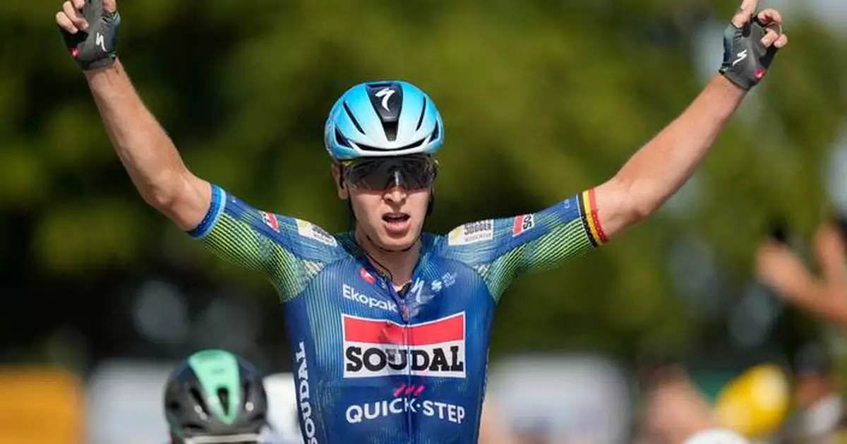 Merlier wins stage 8 of Tour as race favorite Pogačar keeps yellow jersey