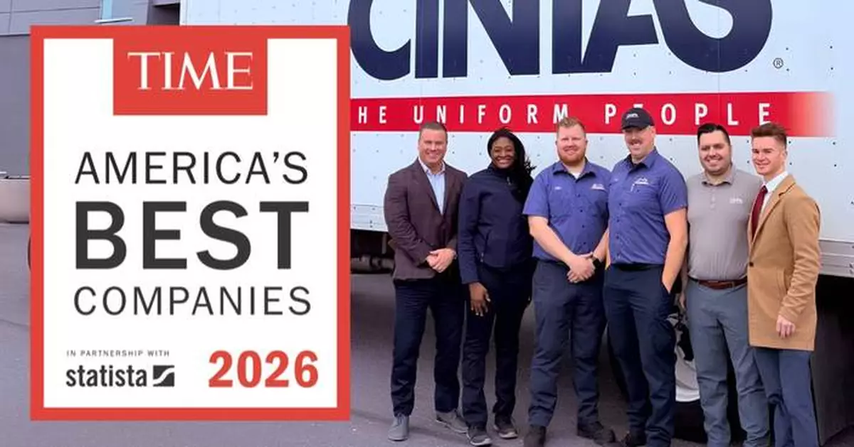 Cintas Recognized as One of TIME America’s Best Companies 2026