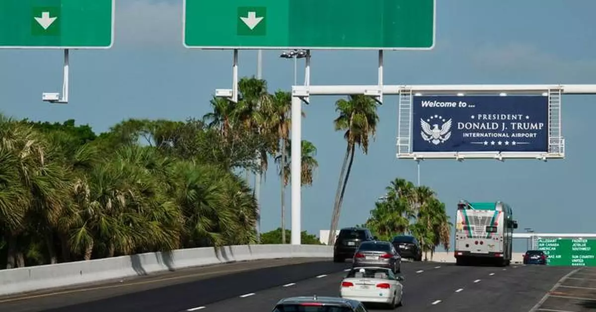 South Florida's Palm Beach airport renamed President Donald J. Trump International