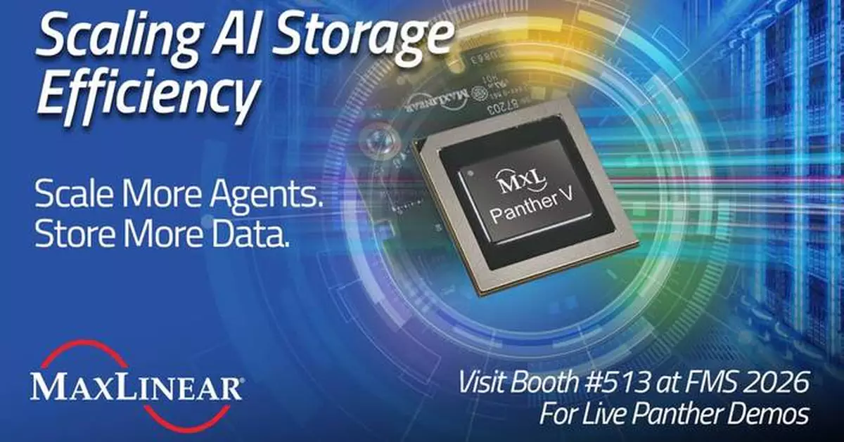 MaxLinear Showcases Panther for AI Storage Efficiency and AI Inference Performance at FMS 2026
