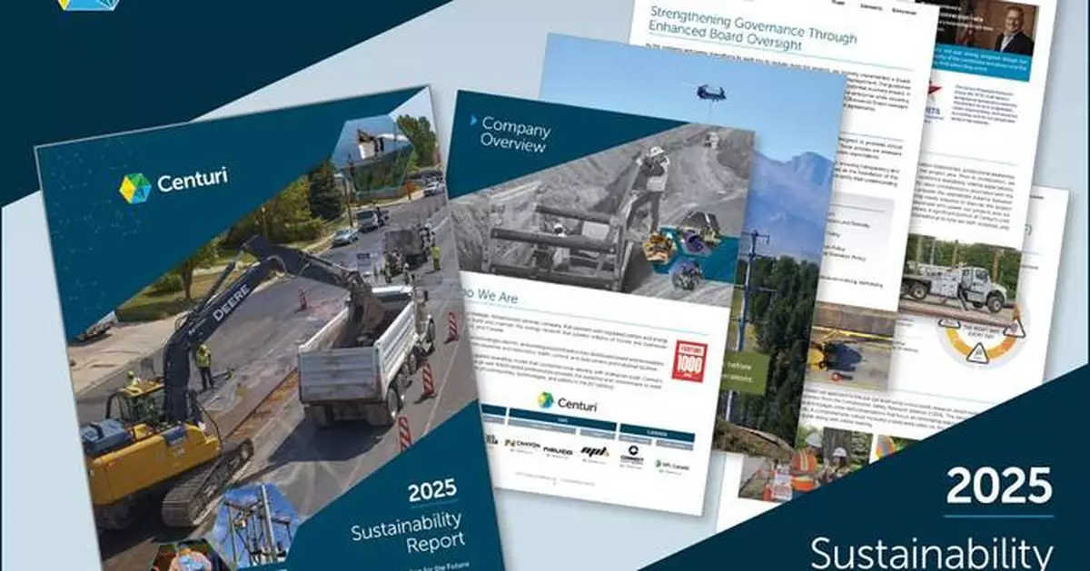 Centuri Releases 2025 Sustainability Report