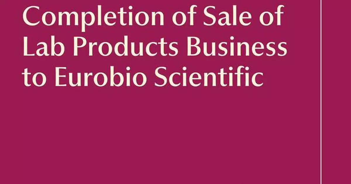 CareDx Announces Completion of Sale of Lab Products Business to Eurobio Scientific