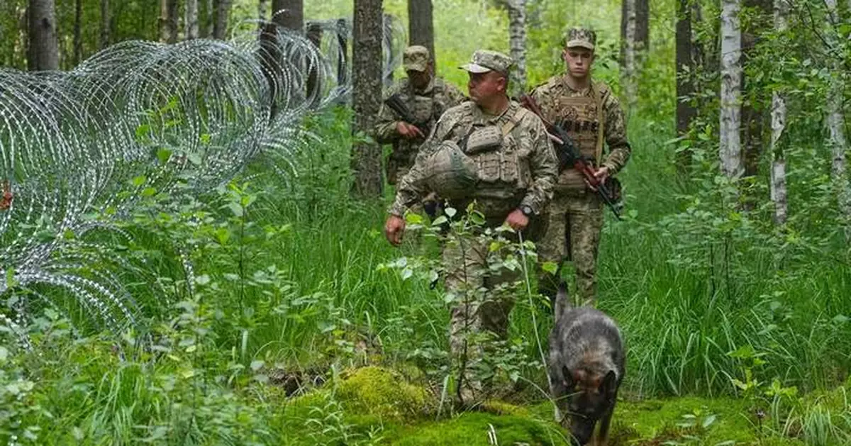 Ukraine is still fortifying its border with Belarus years after Russia invaded from there