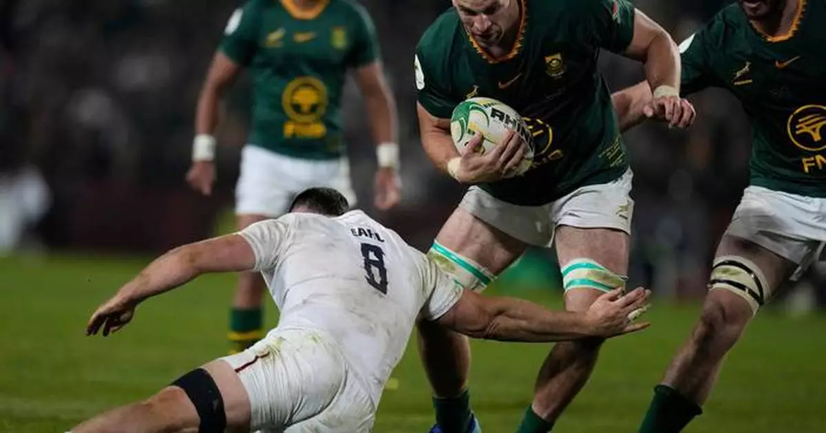 South Africa rips England after a stunning 3-try blitz start in Nations Championship