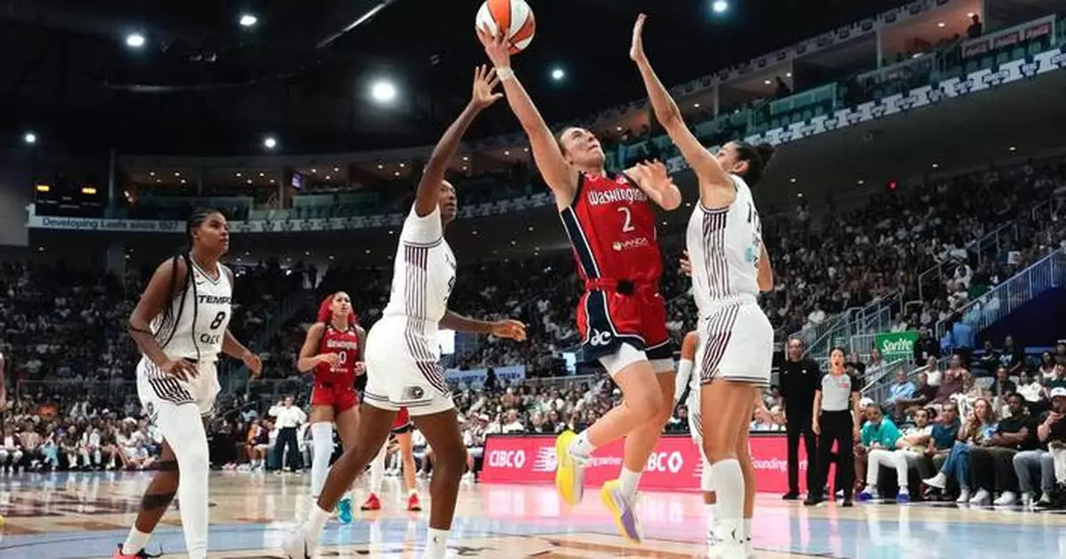 Mystics power past short-handed Tempo 79-62 behind double-doubles by Iriafen and Austin