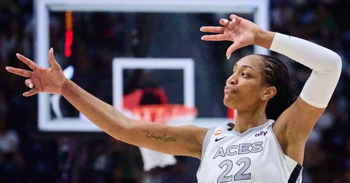 A’ja Wilson and Jackie Young combine for 50 points to lead the Aces past the Tempo 109-83