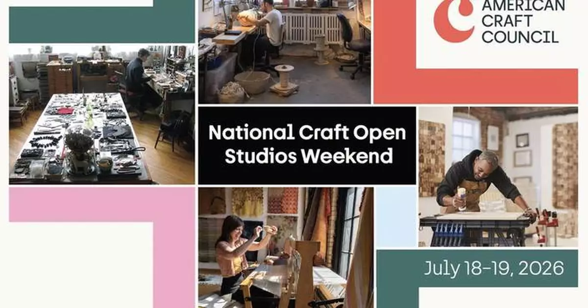 Hundreds of American Craft Artists Invite Public Into Their Studios During National Craft Open Studios Weekend, July 18 &amp; 19