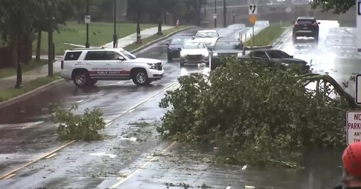 Philadelphia area digs out from damage left by a severe series of microburst storms