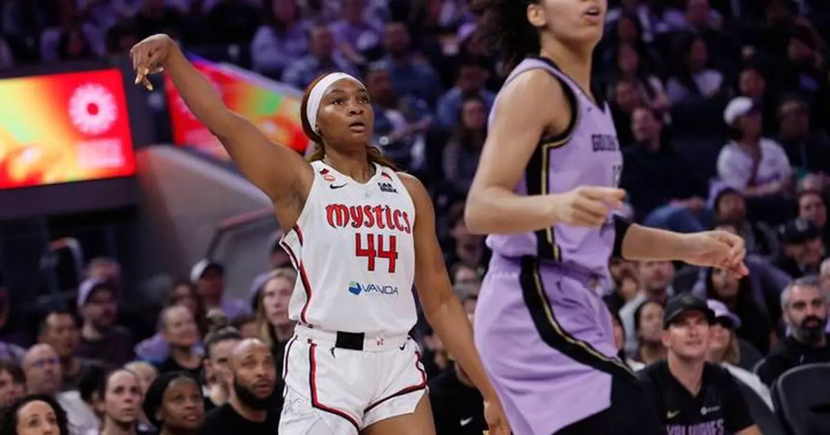 Kiki Iriafen scores 23 points as Mystics snap Valkyries' 9-game winning streak with 90-82 victory