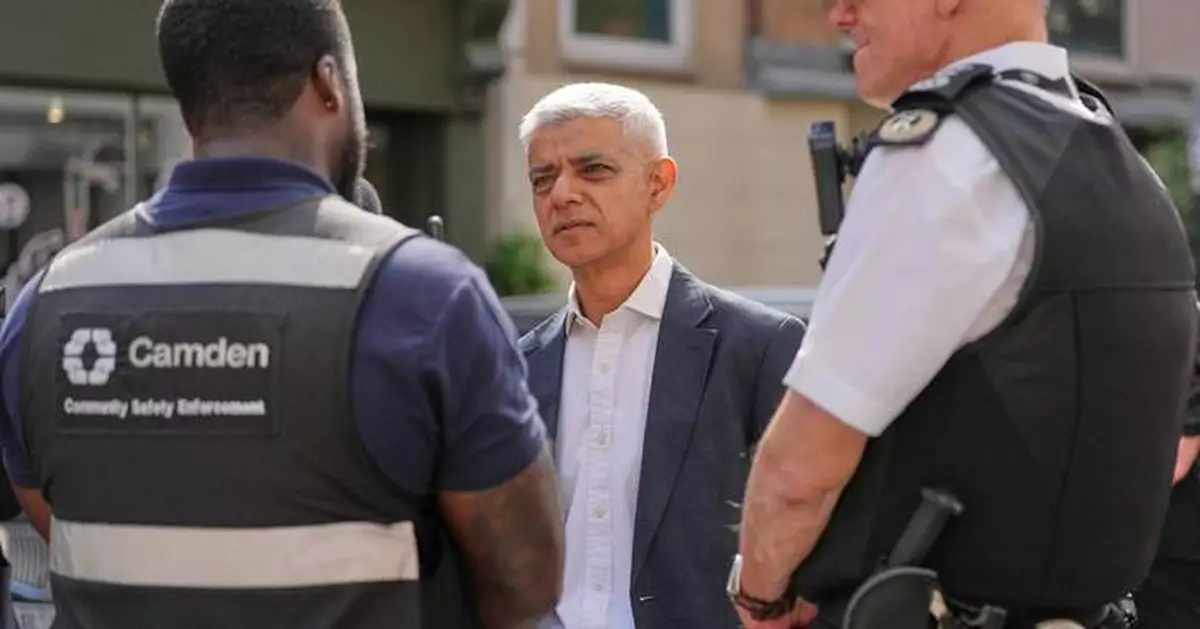 London's mayor says falling crime shows the city is safe despite alarming online claims