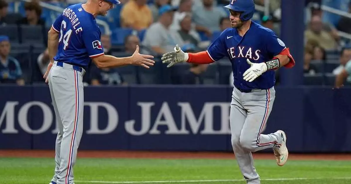 Wynns, Quantrill power Rangers to 4th win in 5 games, 4-1 over the Rays