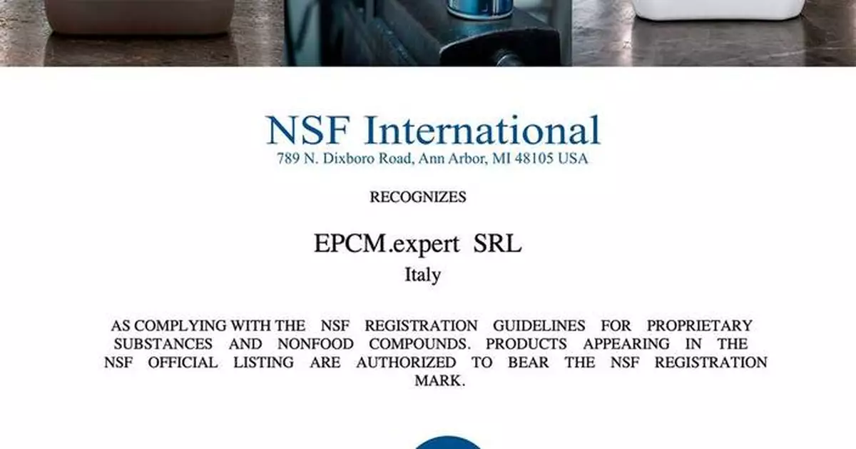 Three NSF H1 Registrations Expand 3YO Technology® into Food, Beverage and Pharmaceutical Markets