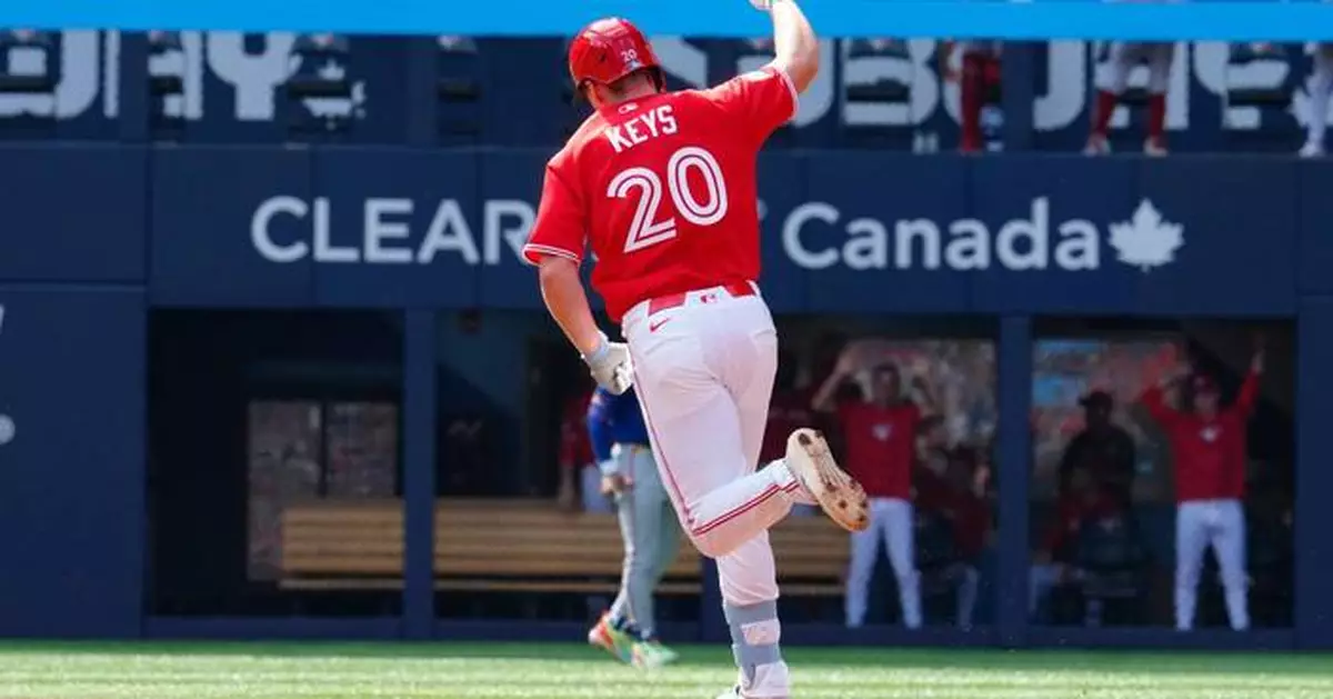 Sean Keys hits 1st career home run as Blue Jays beat slumping Mets 9-3 in Canada Day matinee