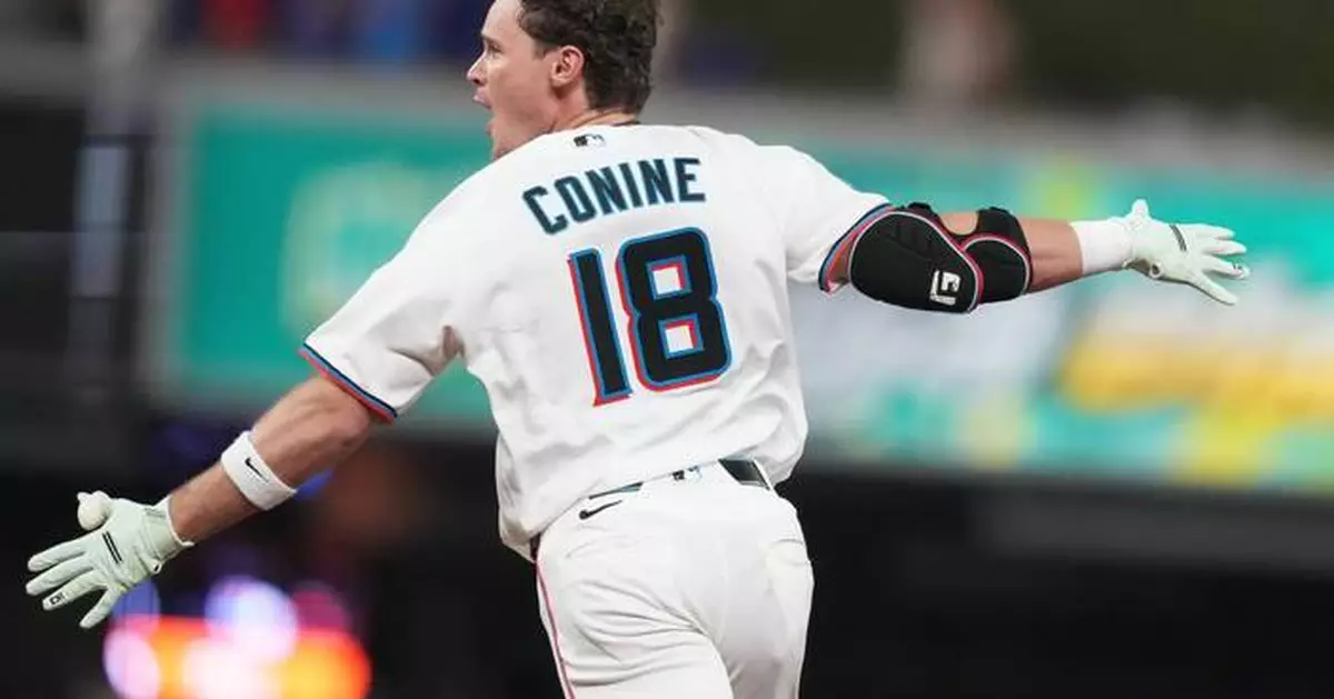 Griffin Conine’s walk-off RBI single snaps the Marlins’ 12-game skid with an 8-7 win over Phillies