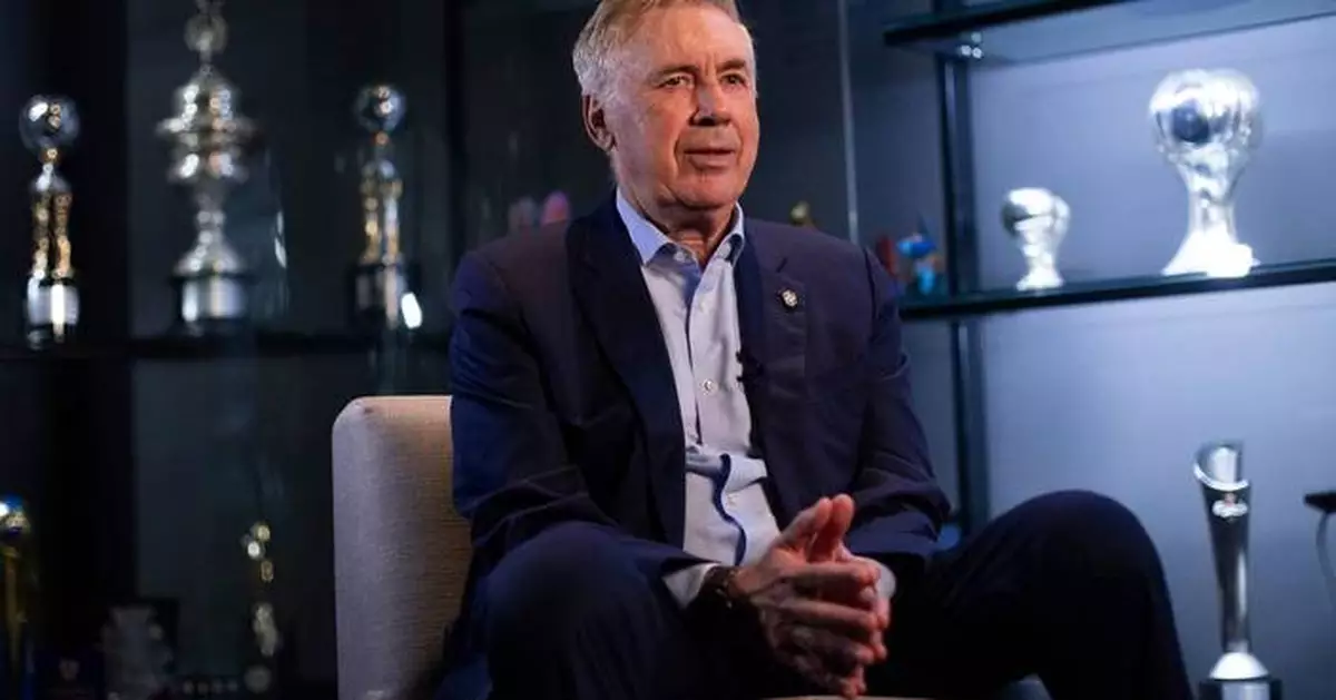 Carlo Ancelotti tells AP that 2028 Olympics important for Brazil's next World Cup team
