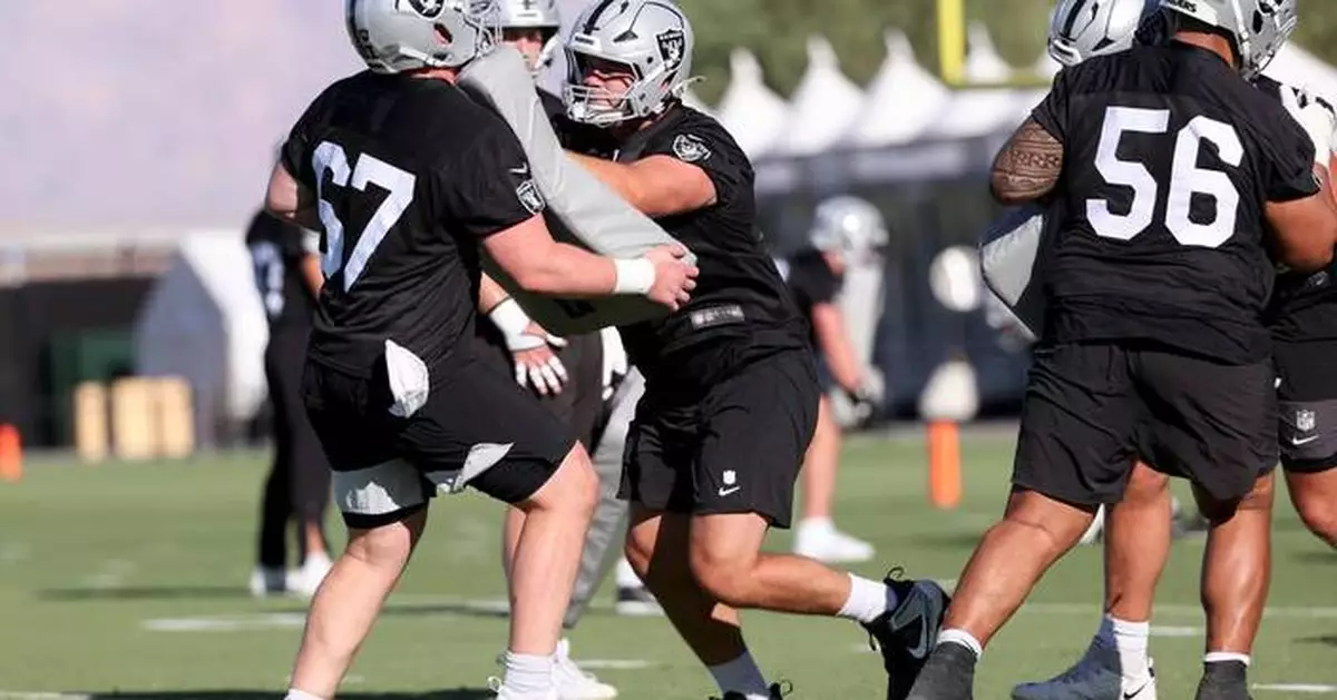 Raiders hope Linderbaum's addition and Miller's return to health boost ailing offensive line