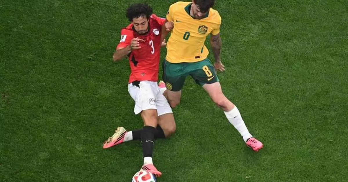 Egypt wins in World Cup knockout round debut with 4-2 penalty shootout edge over Australia