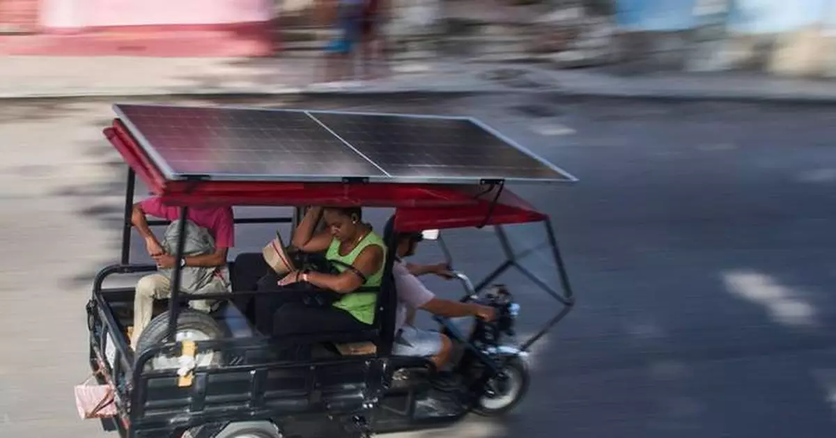 Solar-powered tricycles help Cubans navigate fuel shortages and blackouts