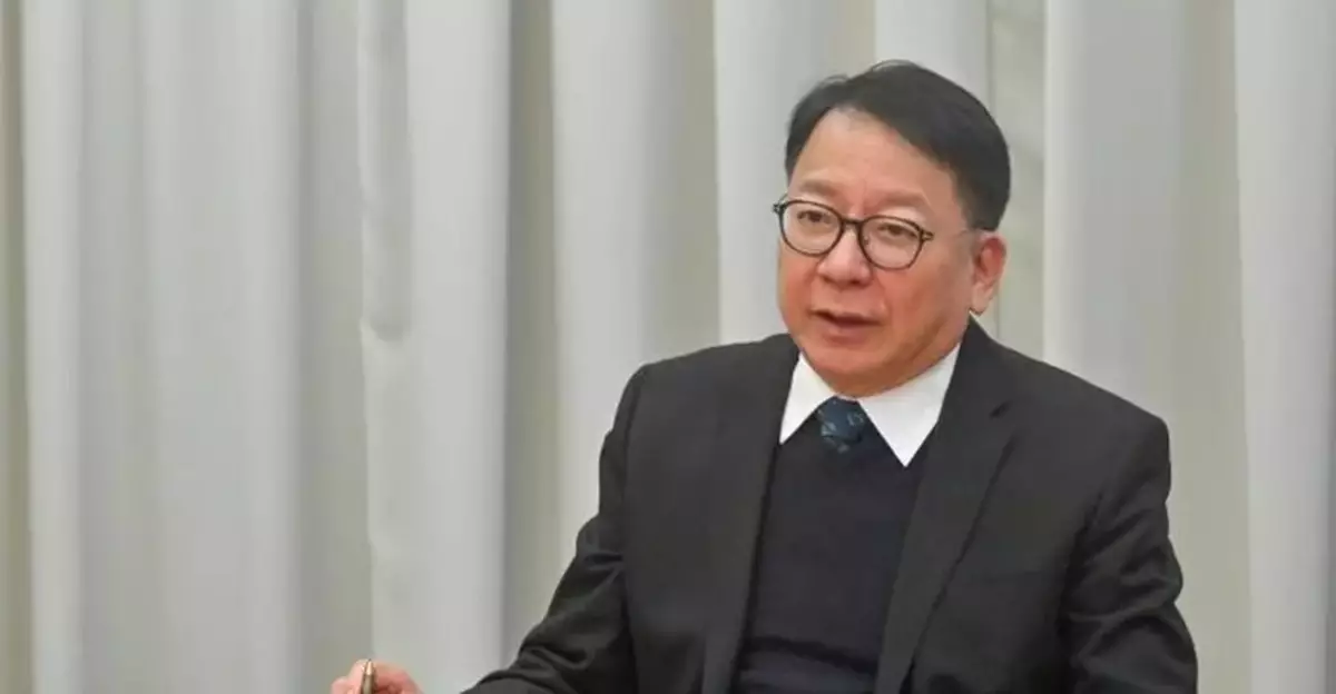 Chief Secretary for Administration to Visit Beijing for Attending Ceremony