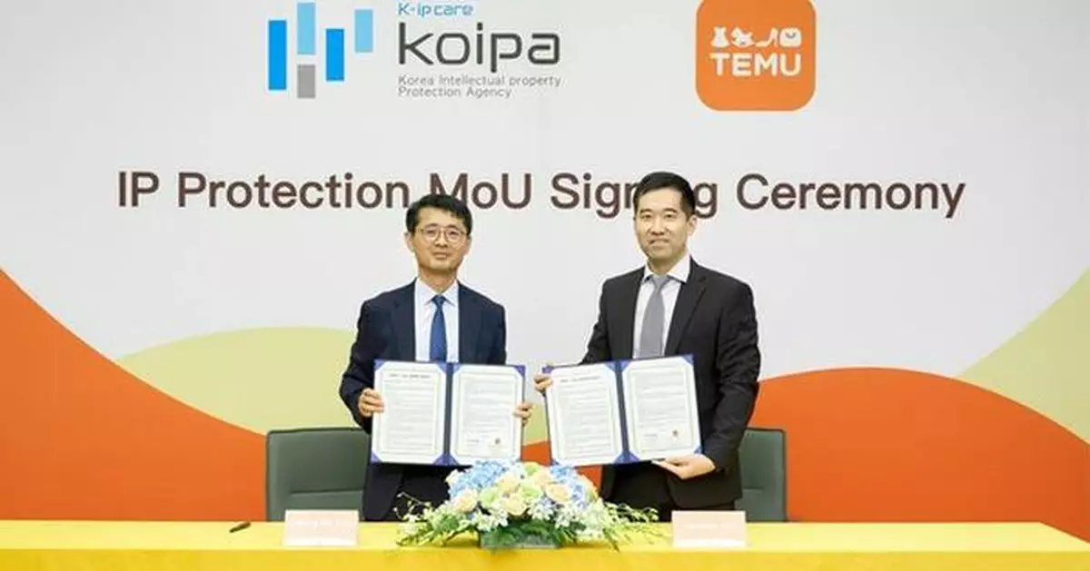 Temu Signs MOU With Korean Intellectual Property Protection Agency to Strengthen IP Protection for Korean Brands