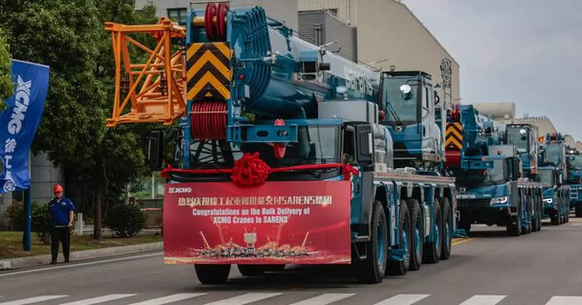 XCMG Delivers Complete Wheeled and Crawler Crane Fleet to Sarens
