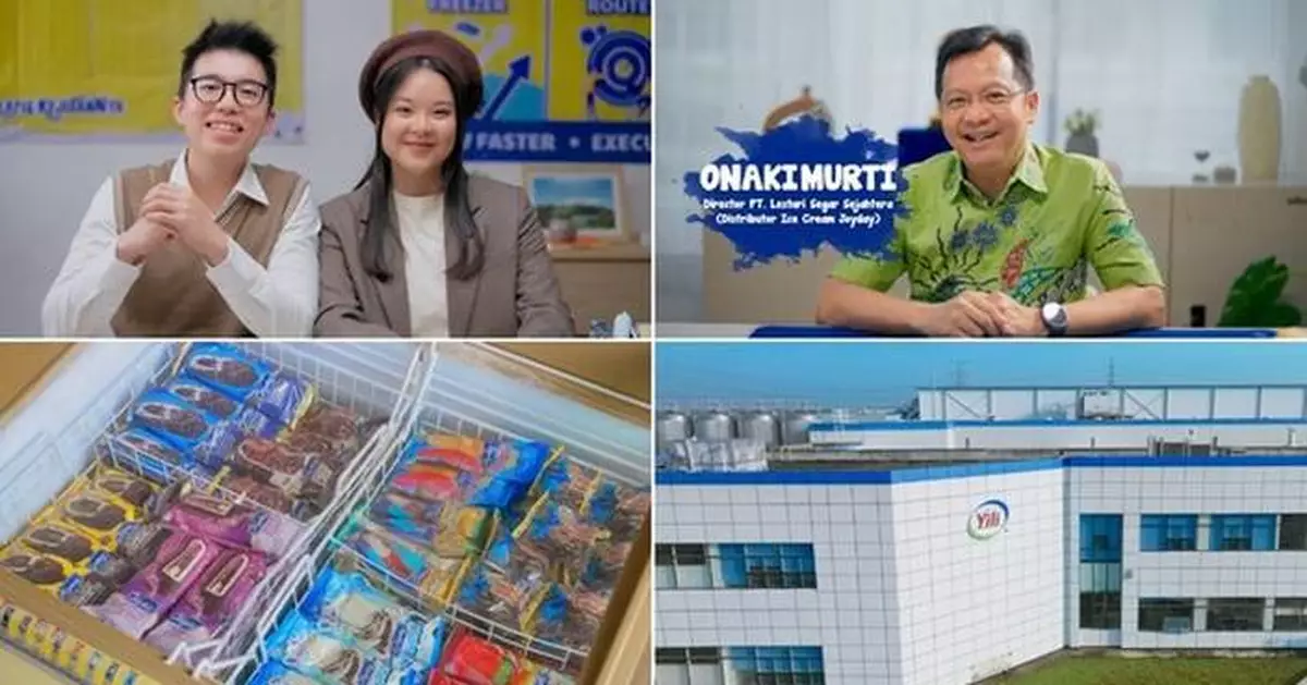 Yili's Global Online Tour Spotlights Joyday Ice Cream's Joyful Journey in Indonesia