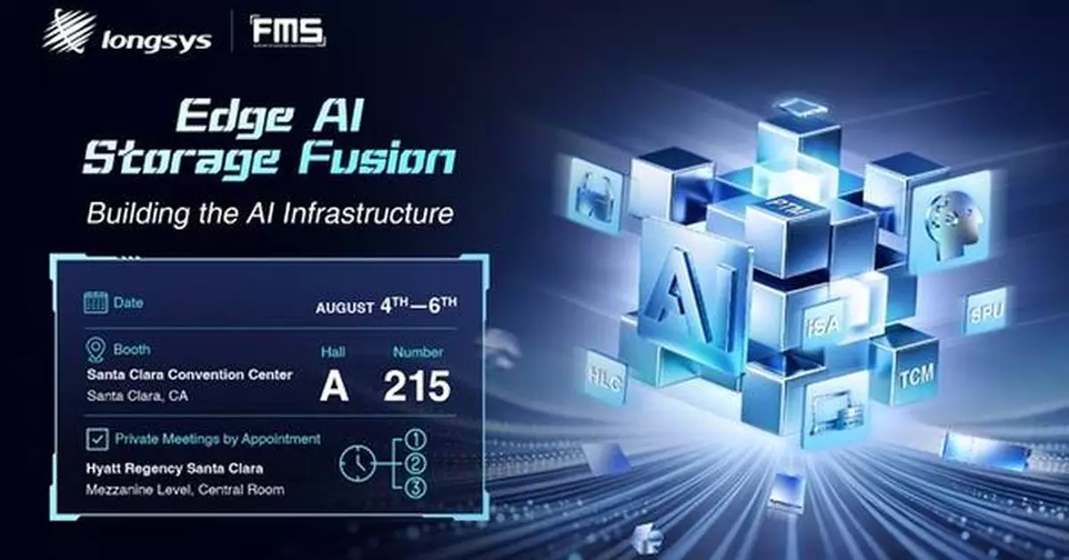 Longsys to Unveil "Edge AI Storage Fusion" at FMS 2026, Showcasing In-Depth Innovation in Edge AI Storage