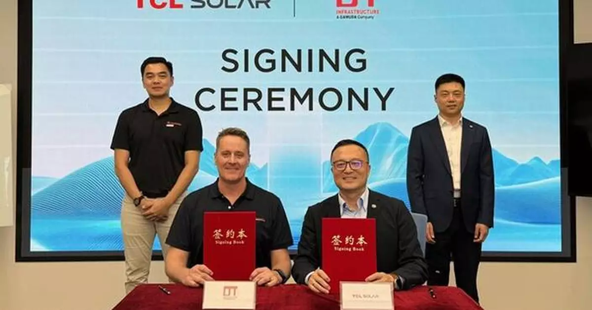 DT Infrastructure (DTI) awards TCL Solar landmark 720MW Smoky Creek and Guthrie's Gap Projects, accelerating the future of Back Contact solar technology