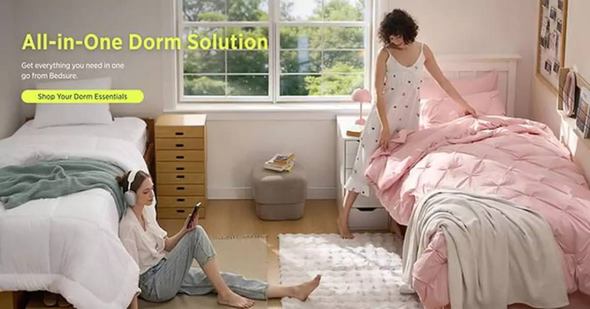 Bedsure Launches Back-to-School Dorm Collection Designed to Help Students Create Stylish and Comfortable Dorm Rooms