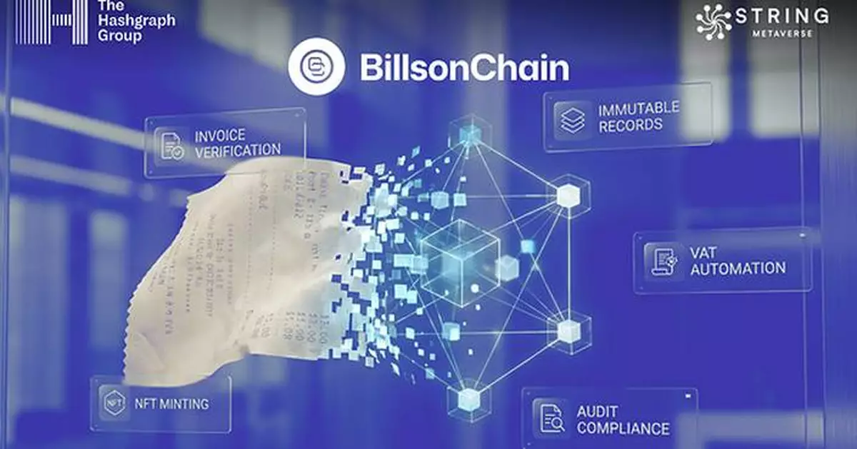 The Hashgraph Group and String Metaverse launch "Bills-On-Chain" Platform on Hedera