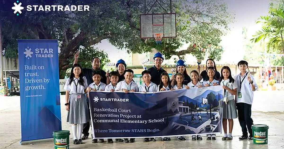 STARTRADER Breaks Ground on Basketball Court Revamp Benefiting around 20,000 Students in Davao City, Philippines