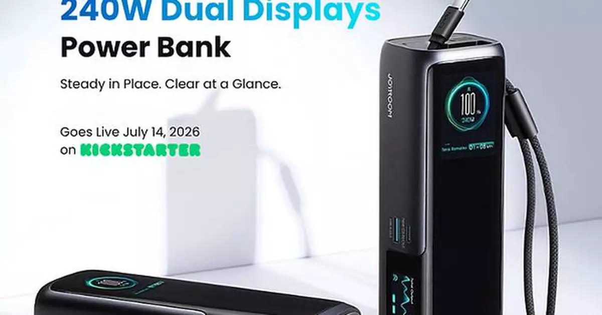 JOYROOM Brings New 240W PODIX Power Bank to Kickstarter, Reshaping the High-End Fast-Charging Power Bank Segment
