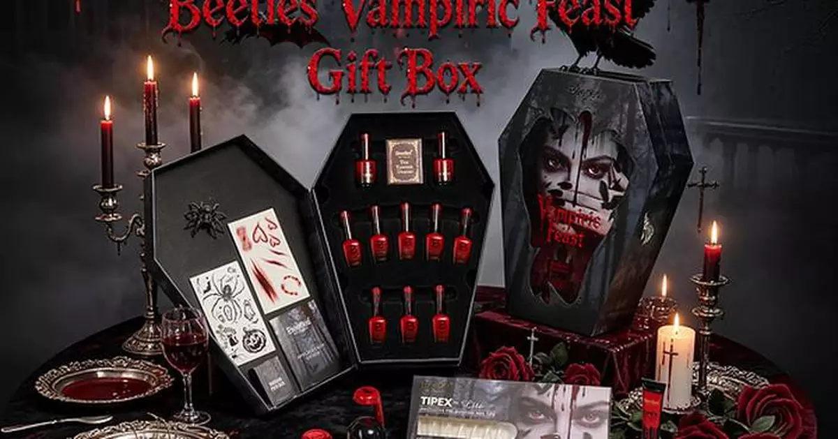 Beetles Gel Polish Unveils the Vampiric Feast Gift Box for Gothic 2026 Halloween Nails
