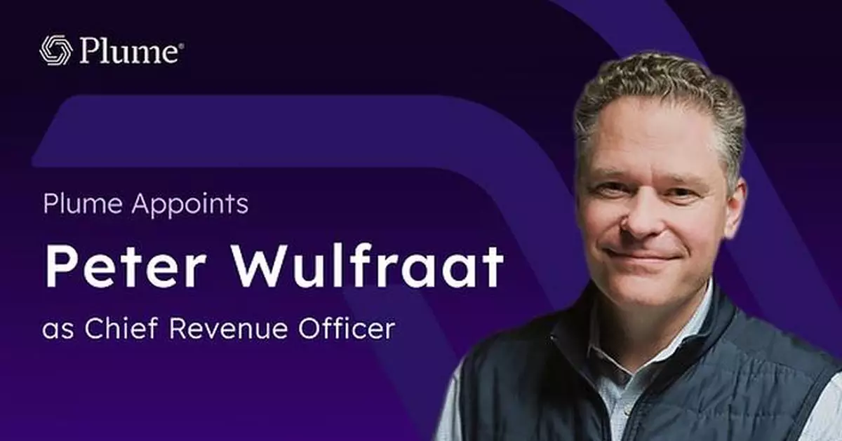Plume Names Peter Wulfraat Chief Revenue Officer to Accelerate Global ISP Growth